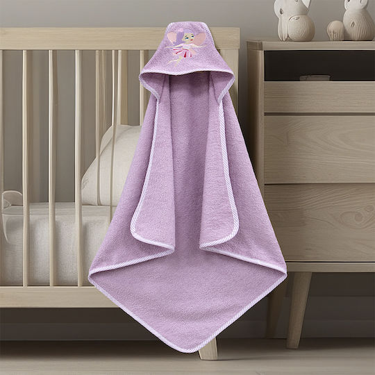 Lino Home Baby Bath Towel Hooded 75x75cm