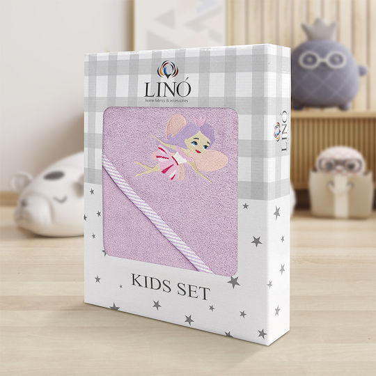 Lino Home Детски Худи-Мехенце Hada Лилаво 75x75см