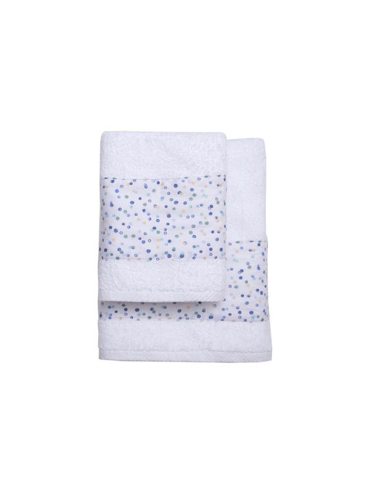 Viopros Set Babyhandtücher 2 Stück Ciell Gewicht 480gr/m²