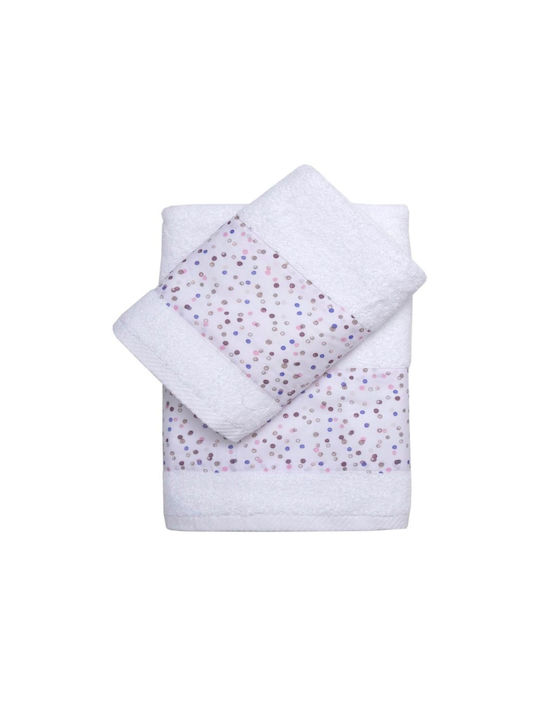 Viopros Set Babyhandtücher 2 Stück Pink Gewicht 480gr/m²