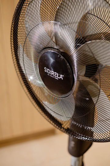 Klikareto Ventilator Sockel 80W Schwarzer