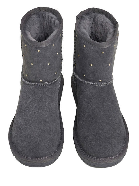 Diss Wildleder Kinderstiefel Grau
