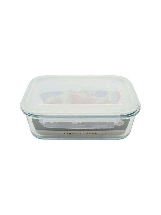 Ankor Δοχείο Φαγητού Γυάλινο 1.5lt