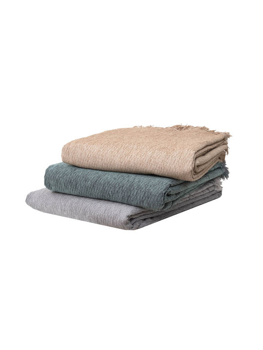 Anna Riska Ριχτάρι Πολυθρόνας Chenille 180x180εκ. Beige
