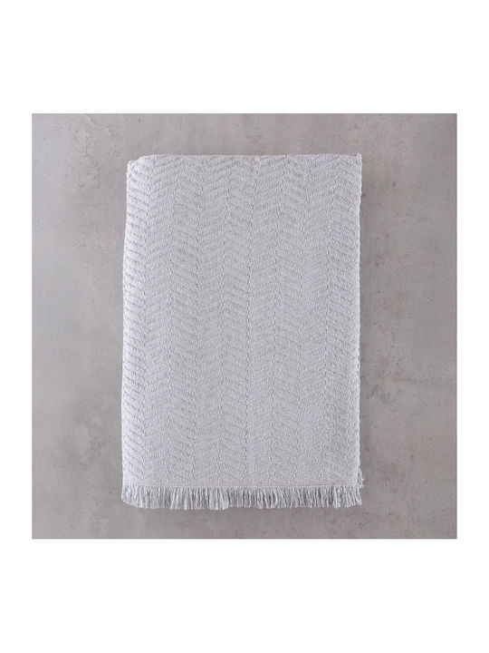 Rythmos Yard Ριχτάρι Πολυθρόνας Δύο 'Οψεων Chenille 180x160εκ. Γκρί 117-191-3037