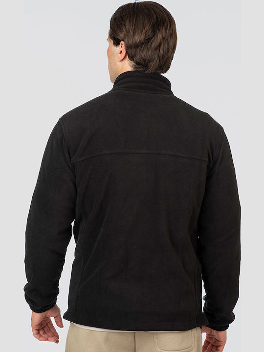 Herren Fleecejacke Schwarz
