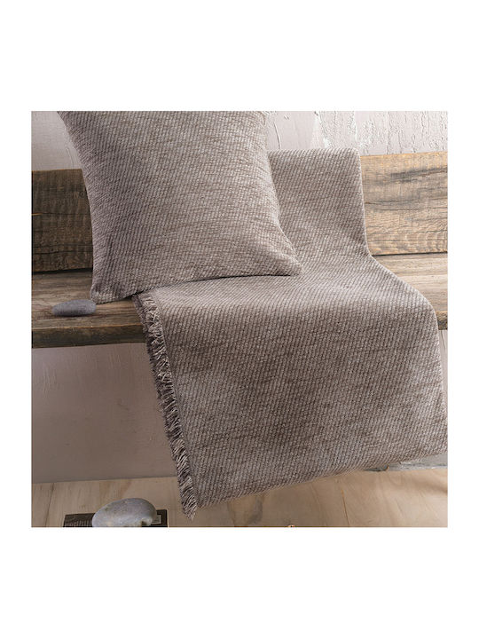 Rythmos Charlie Ριχτάρι Πολυθρόνας Chenille 180x160εκ. Καφε