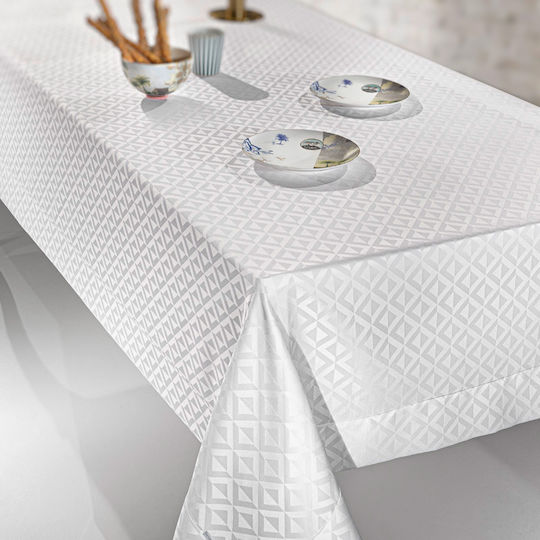 Guy Laroche Tablecloth Horizon White 160x220cm