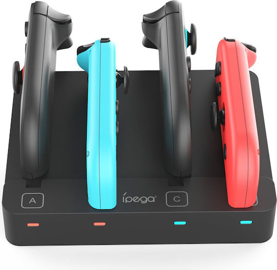 iPega Charging Station for Switch / Switch 2 Black