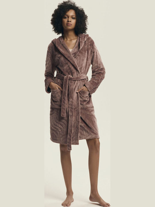 Henderson Winter Damen Robe Burgundisch