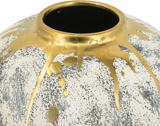 Artekko Decorative Vase Kayle Beige 30x30x30cm