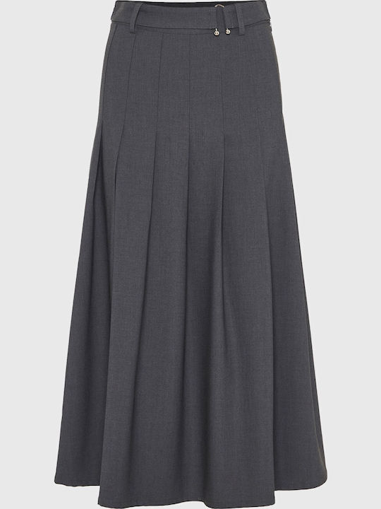 Midi Skirt Gray