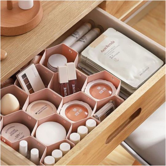 Plastic Drawer Divider for Underwear in Gray Color 36.5x6.5cm 8pcs