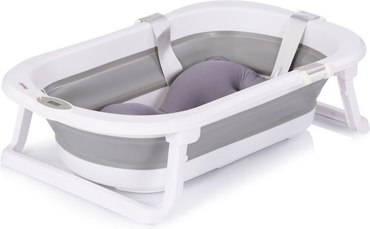 Chipolino Babybadewanne mit Basis mit Thermometer Gray