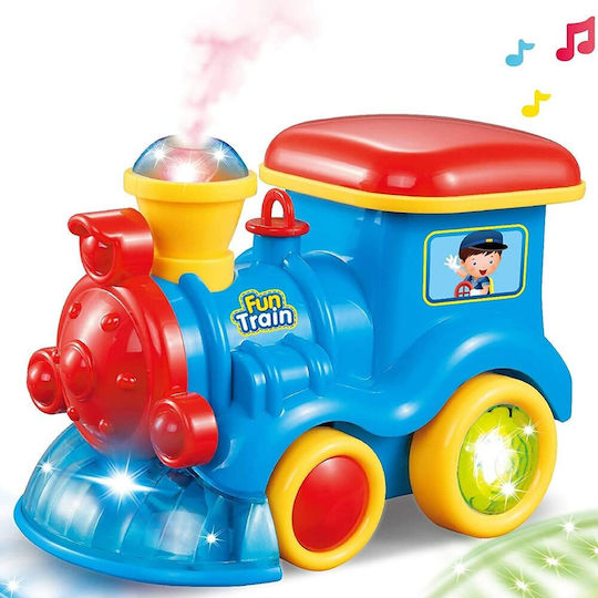 Bakaji Train with Sound, Light, and Smoke for 3+ years+ Years