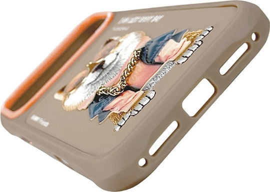 Nimmy Back Cover Din Silicon / Plastic Rezistentă La Apă Bej iPhone 17 Pro Max