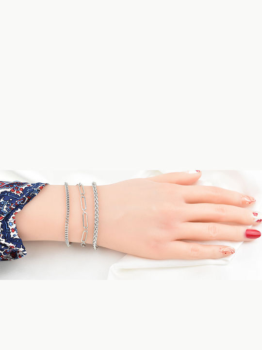 Goldjewels Damen Kette Hand Dünn Dicke 3mm