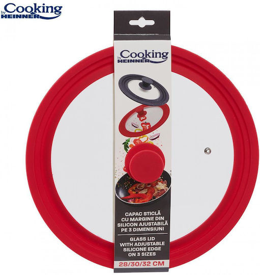 Heinner Lid for Frying Pan and Pot made of Glass HR-AER-28D32