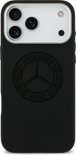 Mercedes-Benz Back Cover Σιλικόνης Μαύρο (iPhone 17 Pro Max)