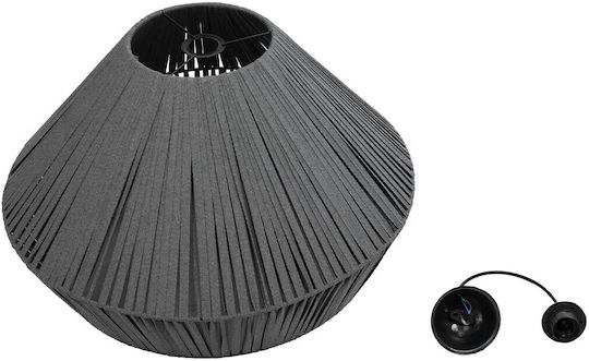 GloboStar Nui Pendant Light Gray Boho with Rope for Socket E27 60x60x41cm