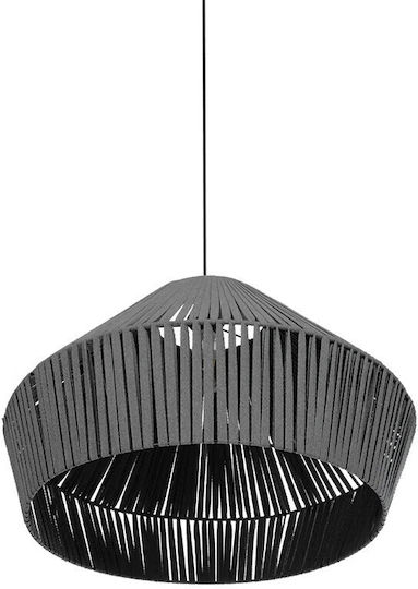 GloboStar Nui Pendant Light Gray Boho with Rope for Socket E27 60x60x41cm