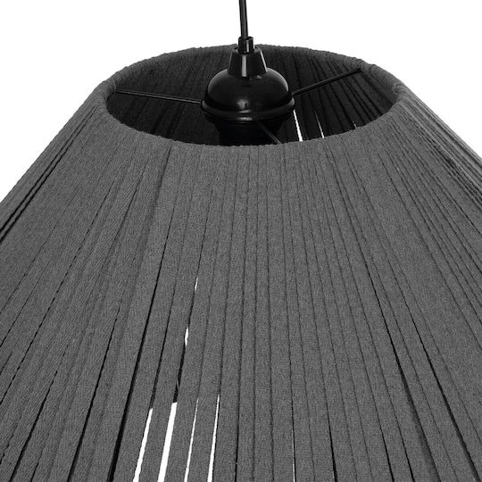 GloboStar Nui Pendant Light Gray Boho with Rope for Socket E27 60x60x41cm