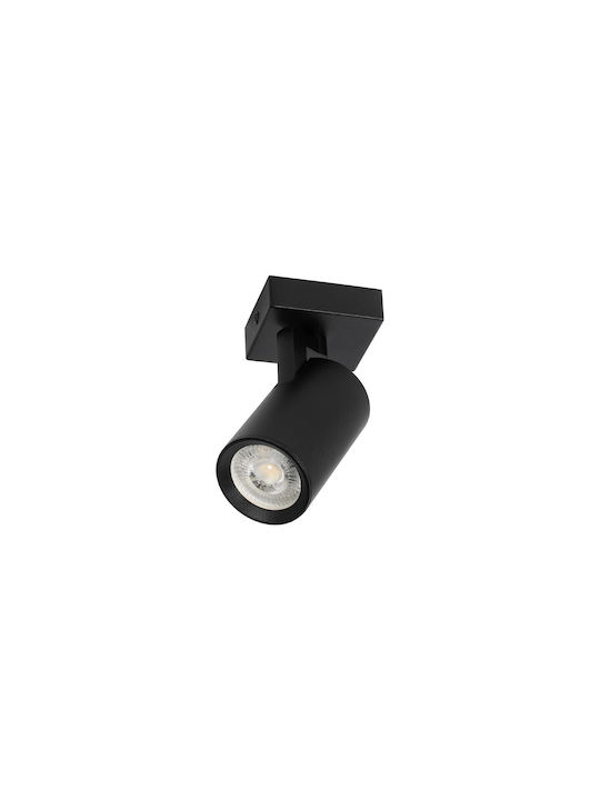 kelvo Single Spot with Socket GU10 in Black Color