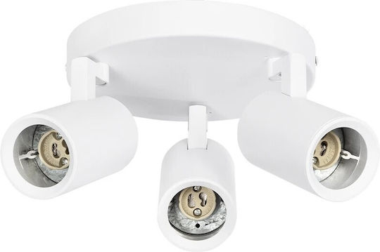 kelvo Triple Spot with Socket GU10 in White Color