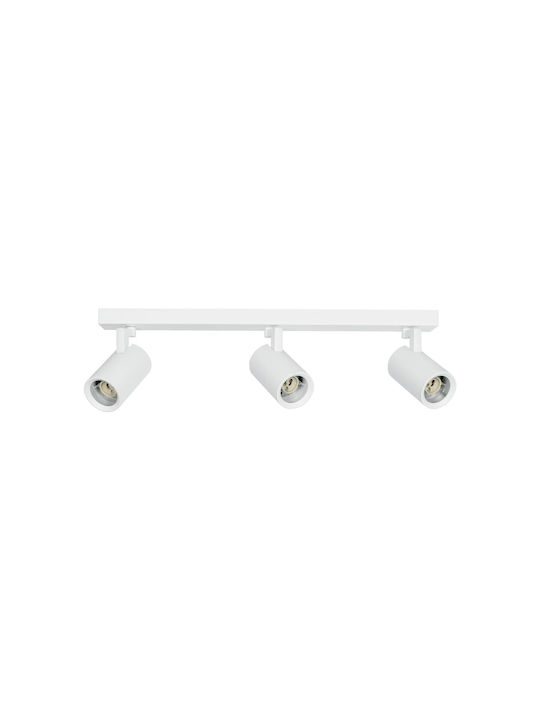 kelvo Triple Spot with Socket GU10 in White Color