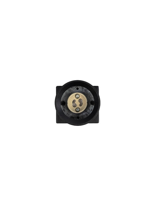 kelvo Single Spot with Socket GU10 in Black Color
