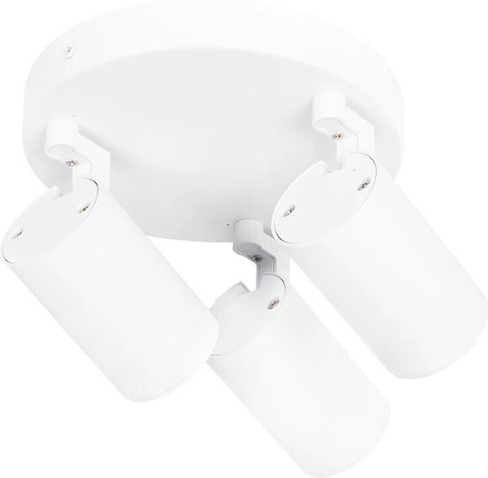 kelvo Triple Spot with Socket GU10 in White Color