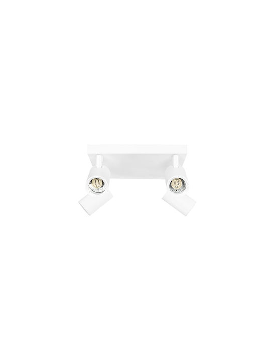 kelvo Spot with 4 Lights and with Socket GU10 in White Color