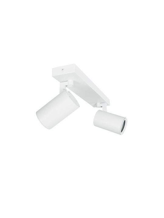 kelvo Double Spot with Socket GU10 in White Color