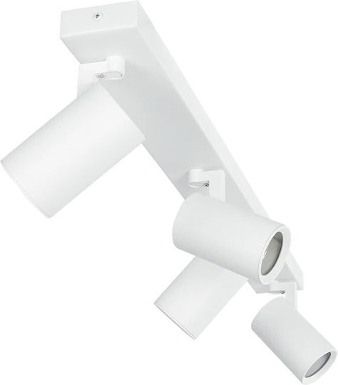 kelvo Spot with 4 Lights and with Socket GU10 in White Color