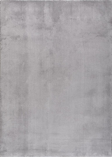Anti-slip Rug Rectangular Furry Grey