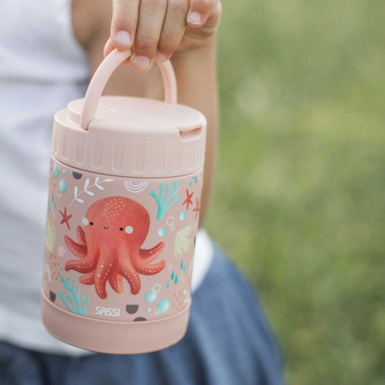 Sassi Junior Baby Thermoskanne für Speisen Edelstahl 350ml