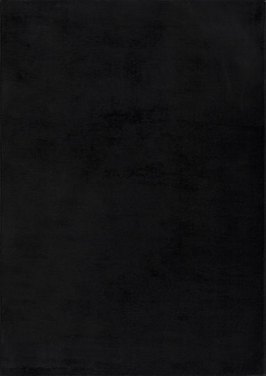 Vitrin Rutschfest Teppich Rechteckig Pelzige Black