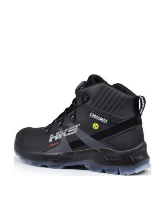 HKS Black Safety Boots S3S with CI FO HI SR Certification