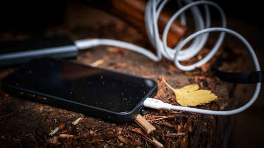 Tactical Плетена USB 2.0 Кабел USB-C мъжки - USB-C мъжки 60W Бял 1м (57983126593)