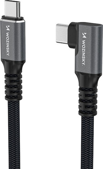Wozinsky Кабел USB-C мъжки - Thunderbolt 4 240W PD Черен 2m