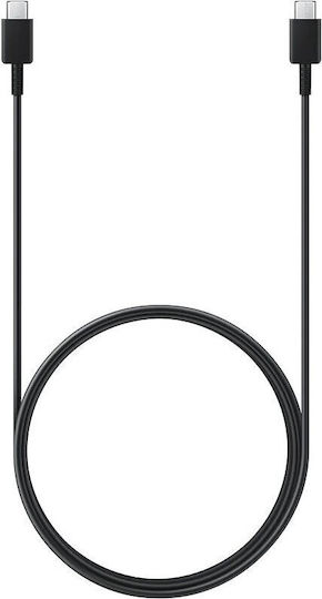 Samsung USB 2.0 Cable USB-C male - USB-C 100W Μαύρο 1m GP-TOU021RFDBW Bulk