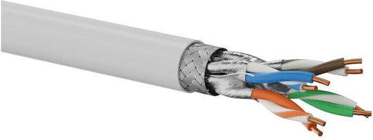Q-Lantec S/FTP Kat.6a (Gigabit) Netzwerkkabel Ethernet 500m Graues