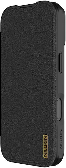 Nillkin Qin Book Pro Synthetisches Leder / Kunststoff Schwarz (iPhone 17)