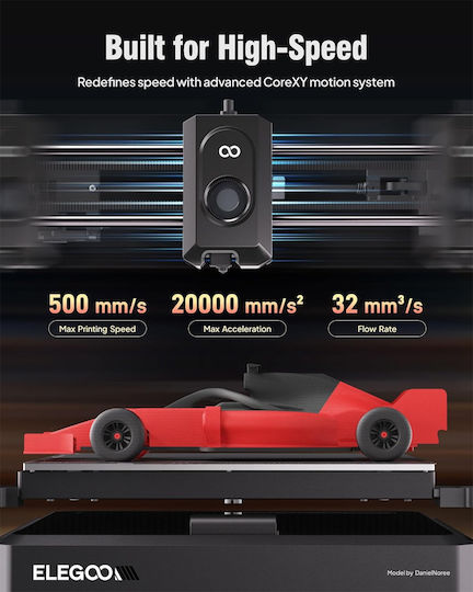 Elegoo Centauri Carbon Самостоятелен 3D Принтер с връзка USB / Wi-Fi
