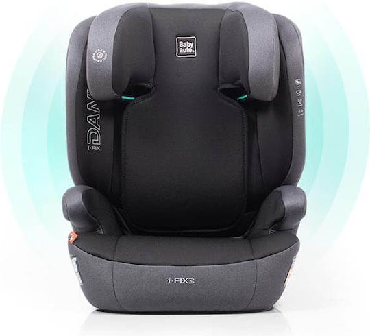 Babyauto Dantia Καθισματάκι Αυτοκινήτου i-Size με Isofix Black Cross Embossed