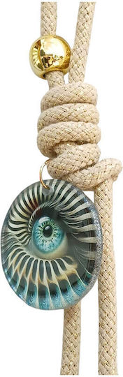 Moda Mostra Handmade Hanging Lucky Charm Burner Beige made of Glass 2026 6x6cm 1pcs