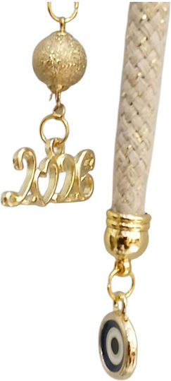 Moda Mostra Handmade Hanging Lucky Charm Burner Beige made of Glass 2026 6x6cm 1pcs