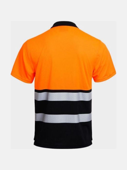 Рефлективна Работна Риза Поло Къс Ръкав Stenso Prisma High Visibility Polo T-shirt Hv Оранжева