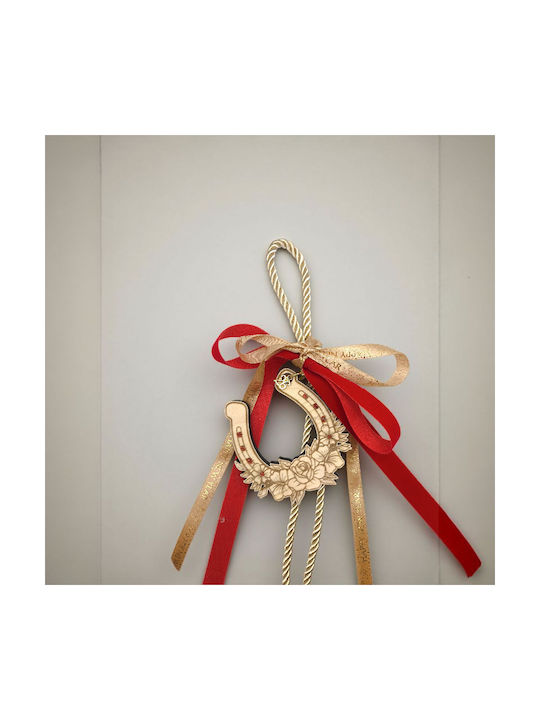 Strawberry 3D Handmade Окачен Гоури Заключване на скоба от Дървο 2026 8x8см 1бр