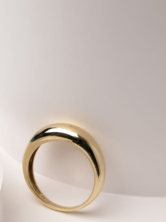 Lunaorocreations Gold Dome Ring 14 Carats